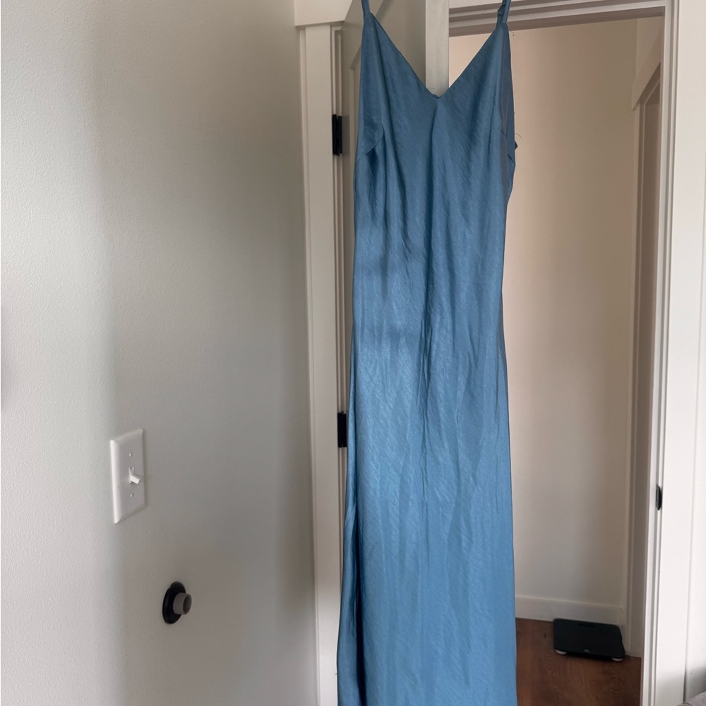 Elegant Blue Women's Dress